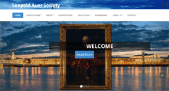 Desktop Screenshot of leopoldauersociety.com